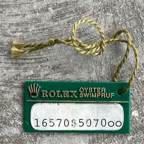 rolex hang tag history|rolex stickers authenticity.